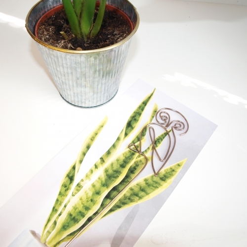 Ozdobný zápich do pokojovky - SOVIČKA