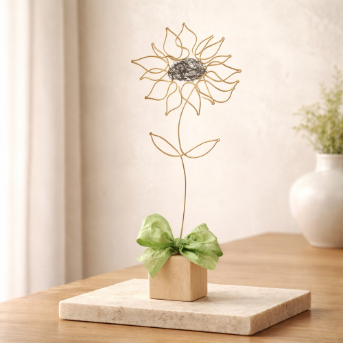 SLUNEČNICE s plným středem NA KOSTCE