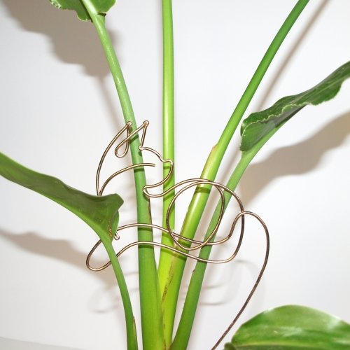 Ozdobný zápich do pokojovky - KOTĚ